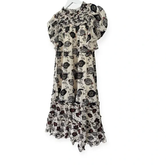 Ulla Johnson • Cassian Floral Cotton-Blend Midi Dress NWOT - Picture 10 of 15
